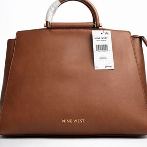 Nine West Tan Leather Tote
